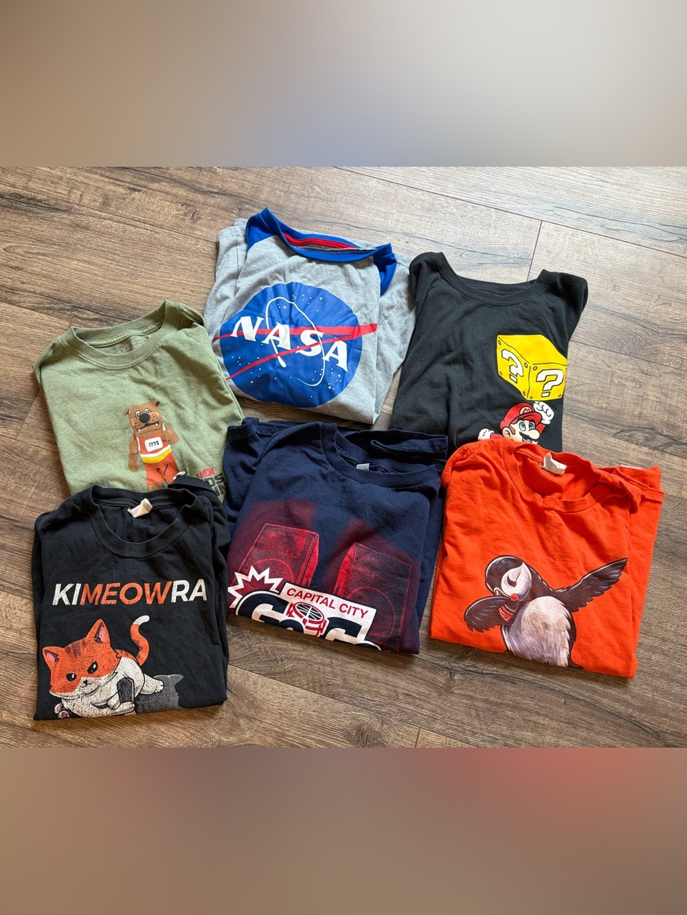 Lot of boys t-shirts